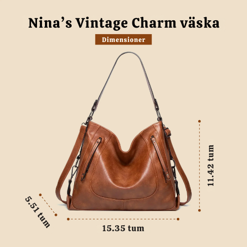Nina’s Vintage Charm | Läderväska