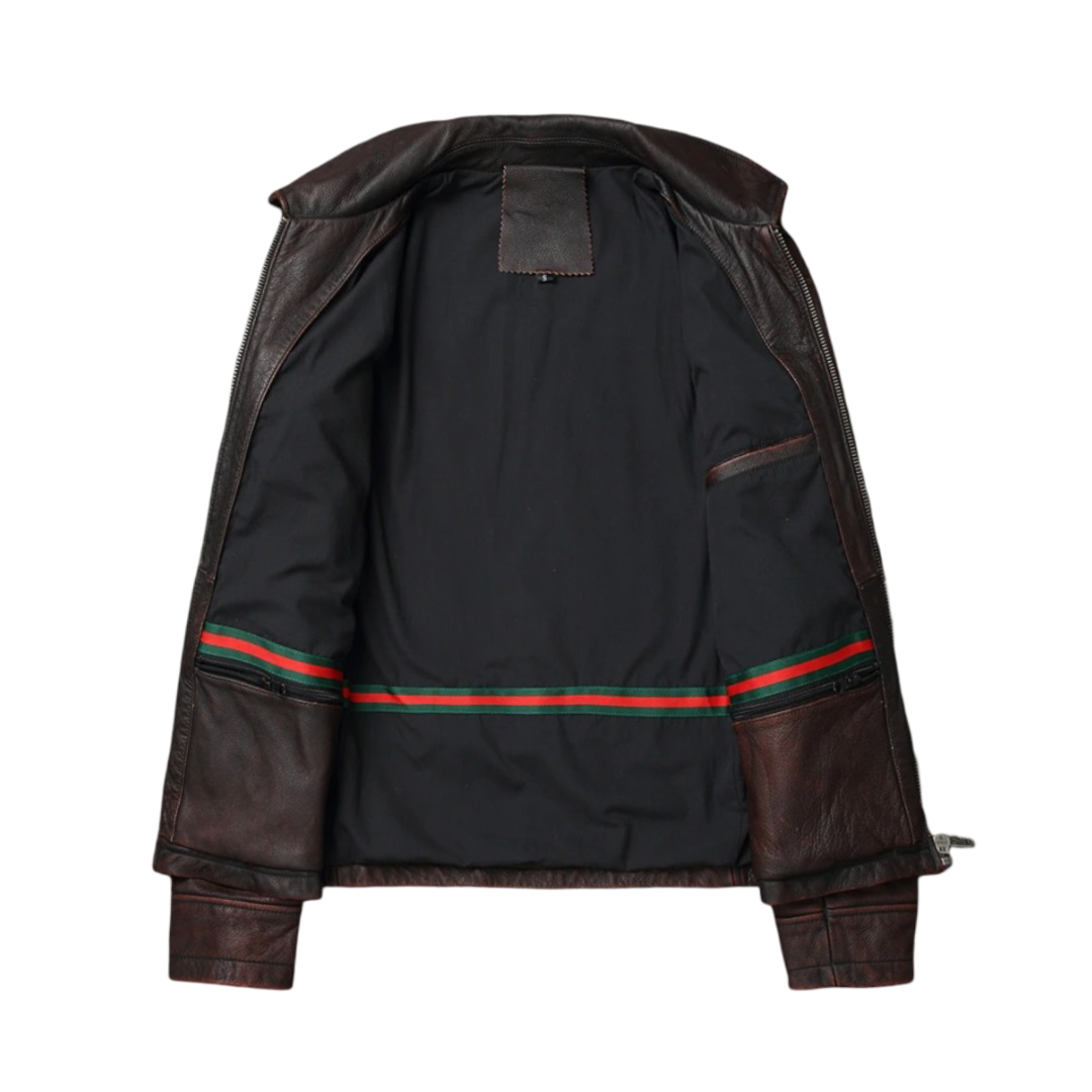 Thomas | Robust LKW-förare läderjacka (KÖP 1 FÅ 1 GRATIS)