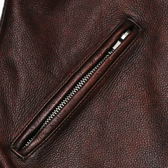 Alexander | Vintage racingförar skinnjacka (KÖP 1 FÅ 1 GRATIS)