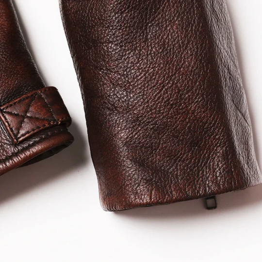 Alexander | Vintage racingförar skinnjacka (KÖP 1 FÅ 1 GRATIS)