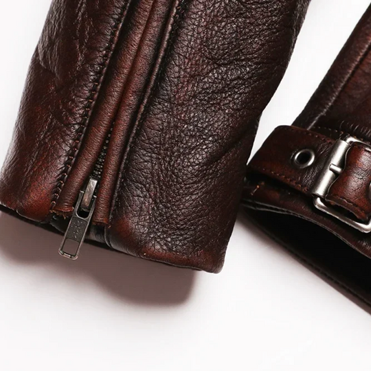 Alexander | Vintage racingförar skinnjacka (KÖP 1 FÅ 1 GRATIS)