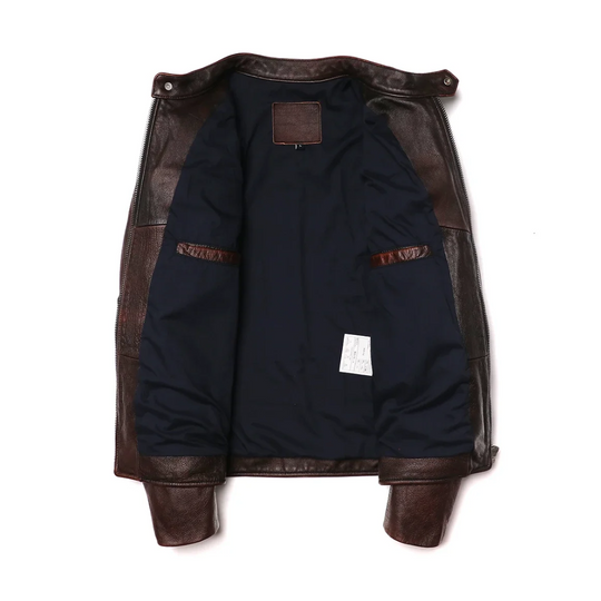 Alexander | Vintage racingförar skinnjacka (KÖP 1 FÅ 1 GRATIS)