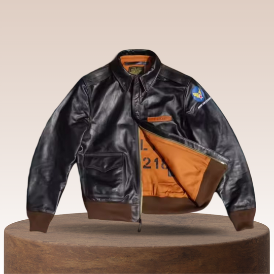 Samuel | Militärstil A-2 flygledjacka (KÖP 1 FÅ 1 GRATIS)